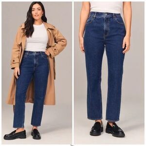 Abercrombie & Fitch Blue Straight Leg Jeans